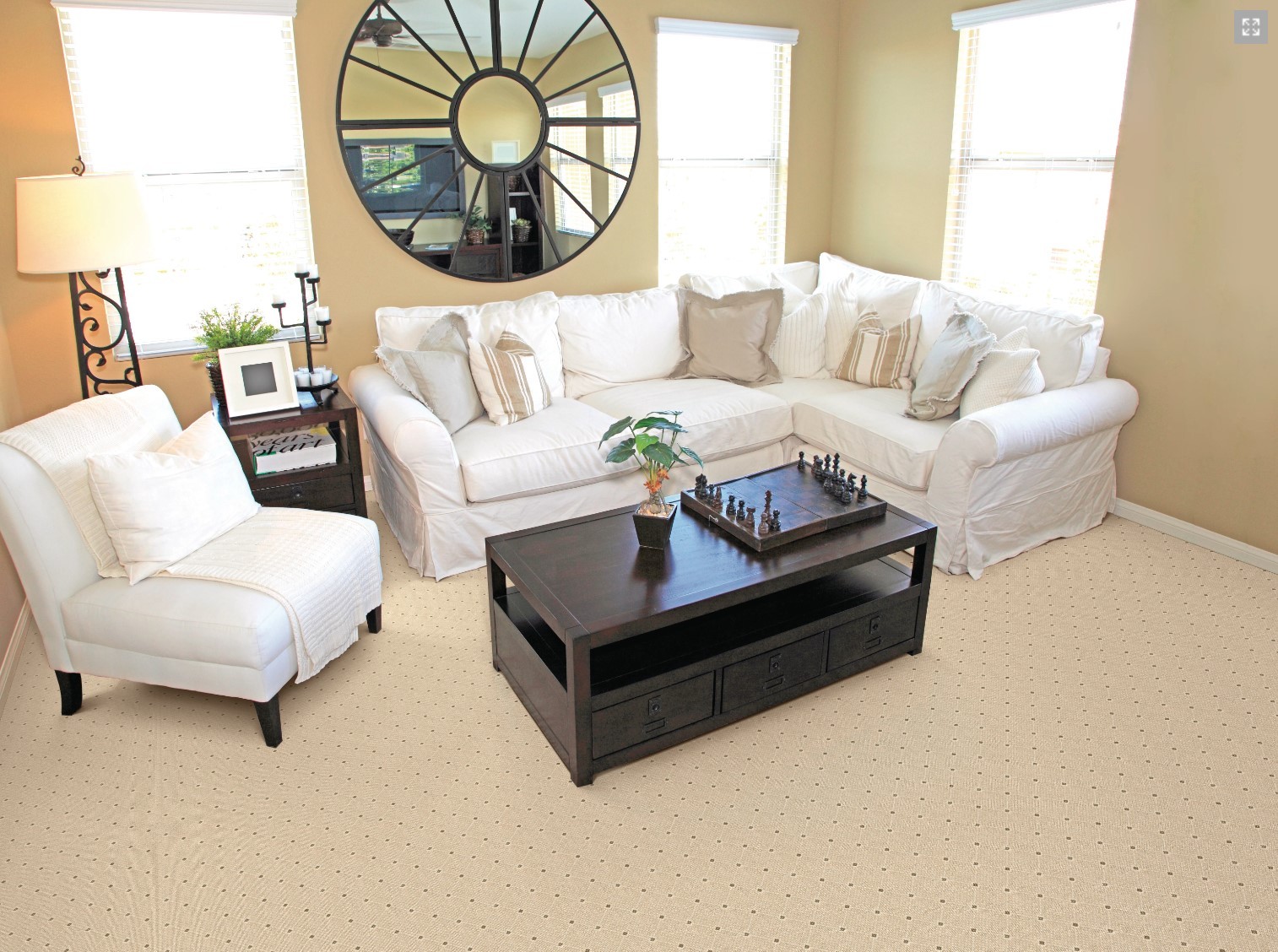 Living room carpet flooring | Off-Price Carpet Outlet